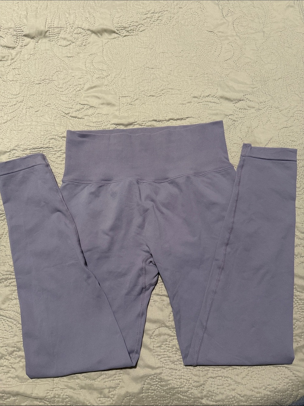 Women's High-Waist Lavender Leggings